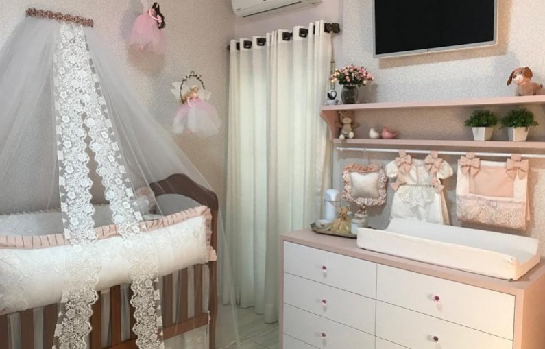 Antes e depois -  Quarto de bebê